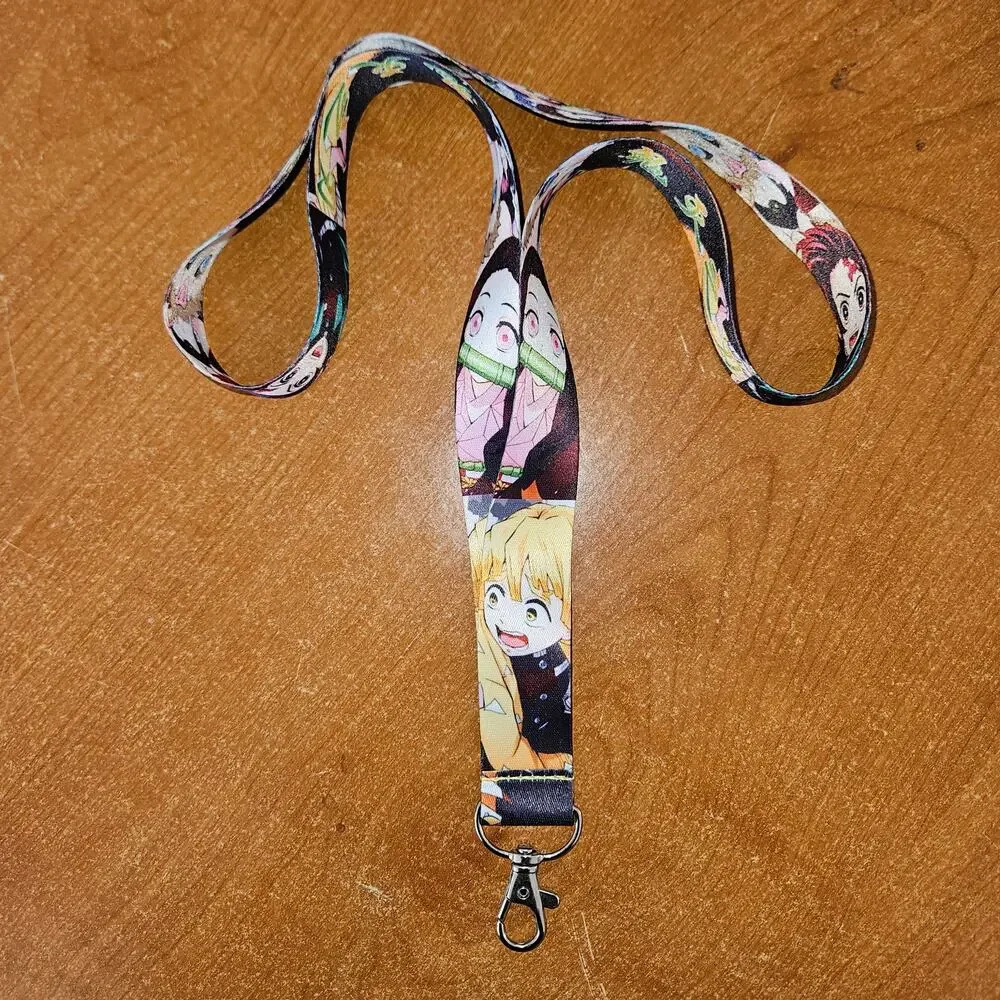 Demon Slayer Lanyard Nezuko, Zenitsu & Friends by Your Side